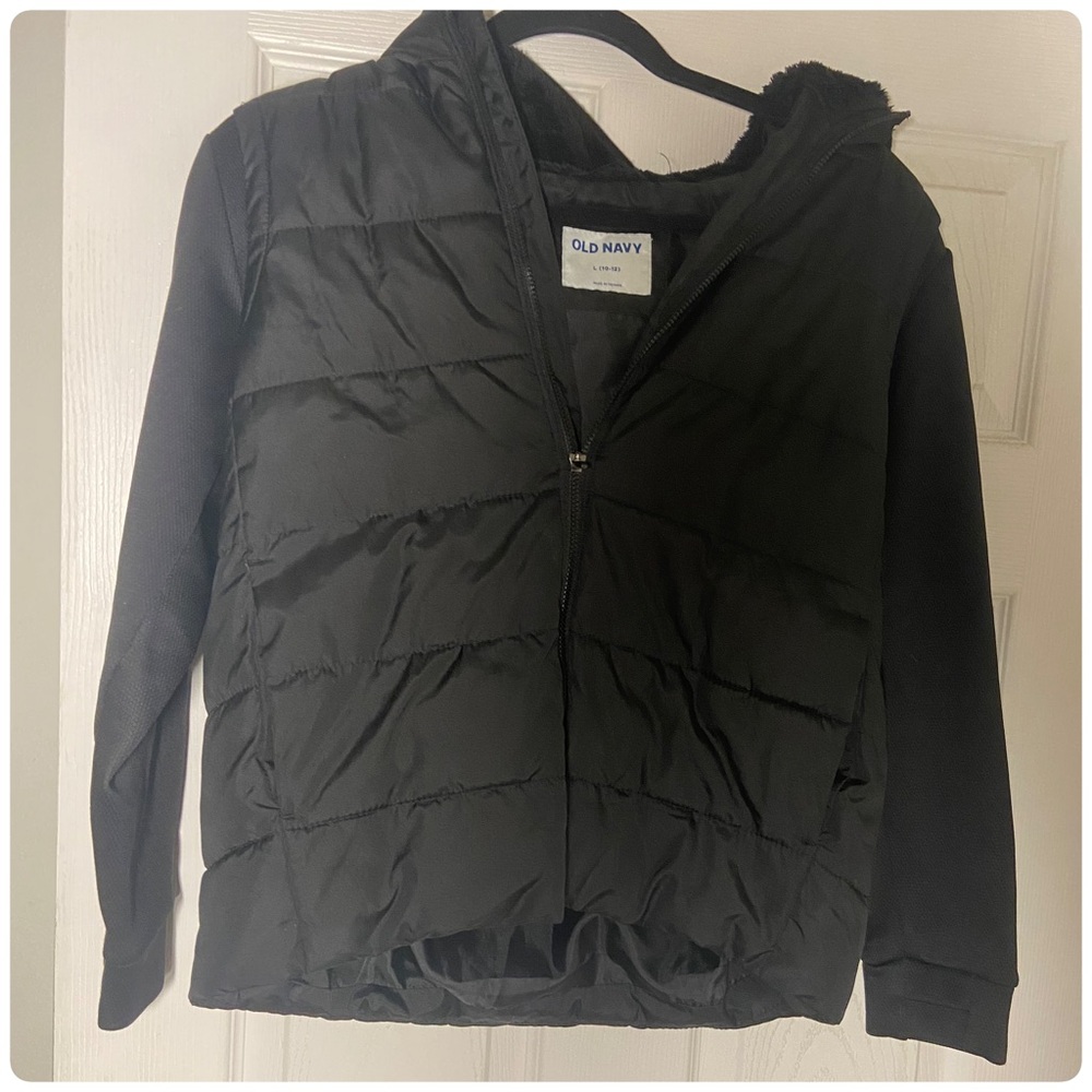 Old Navy Black Puffer Jacket